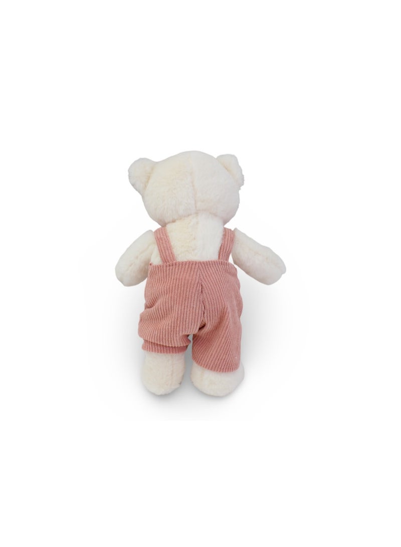 Teddy Bear Plush Toy – Salmon Onesie - Image 2
